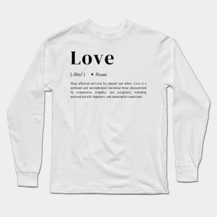 Motivational Word - Daily Affirmations and Inspiration Quote, Affirmation Quote Long Sleeve T-Shirt